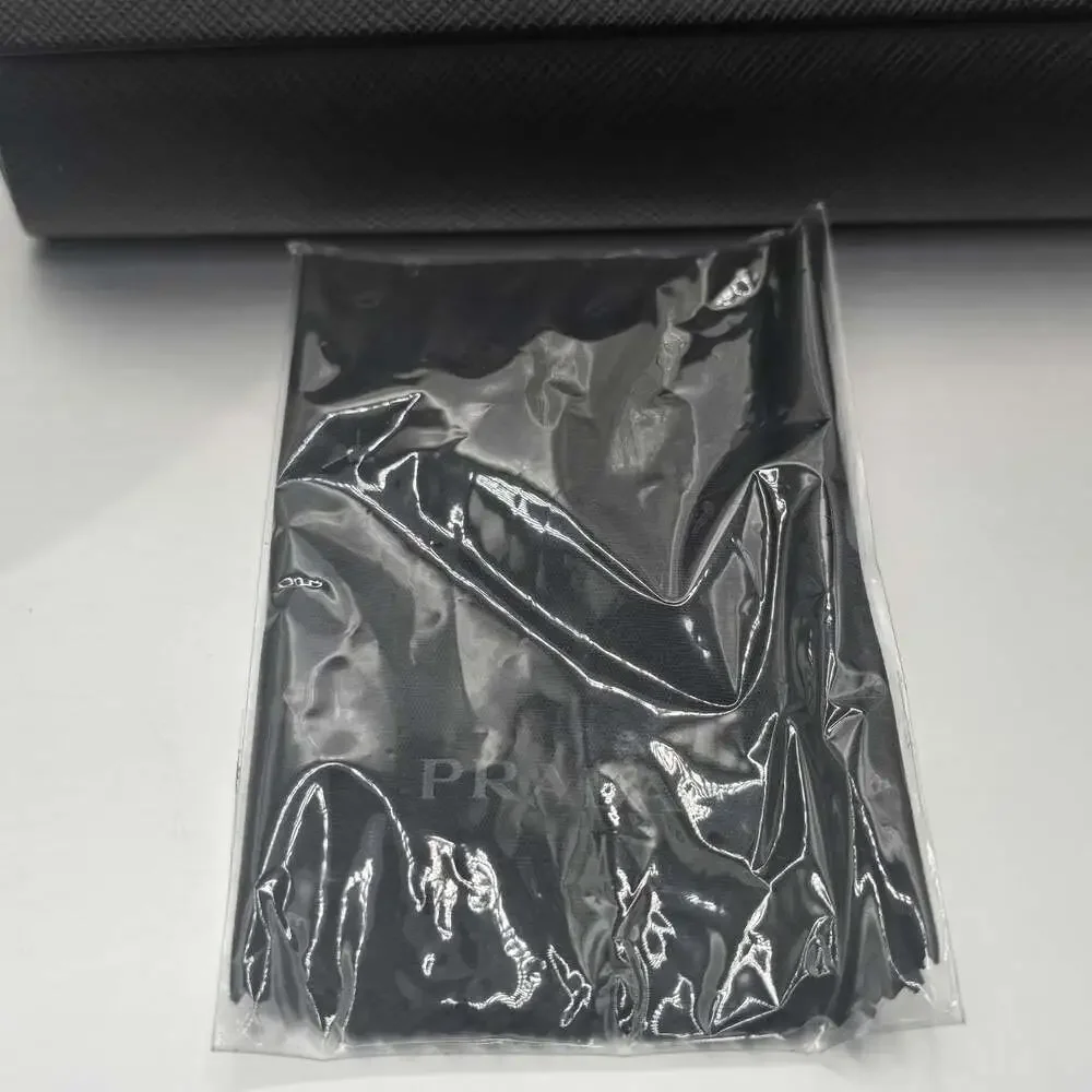PRADA Authentic Eyeglasses Sunglasses Black Magnetic Case & New Sealed Cloth